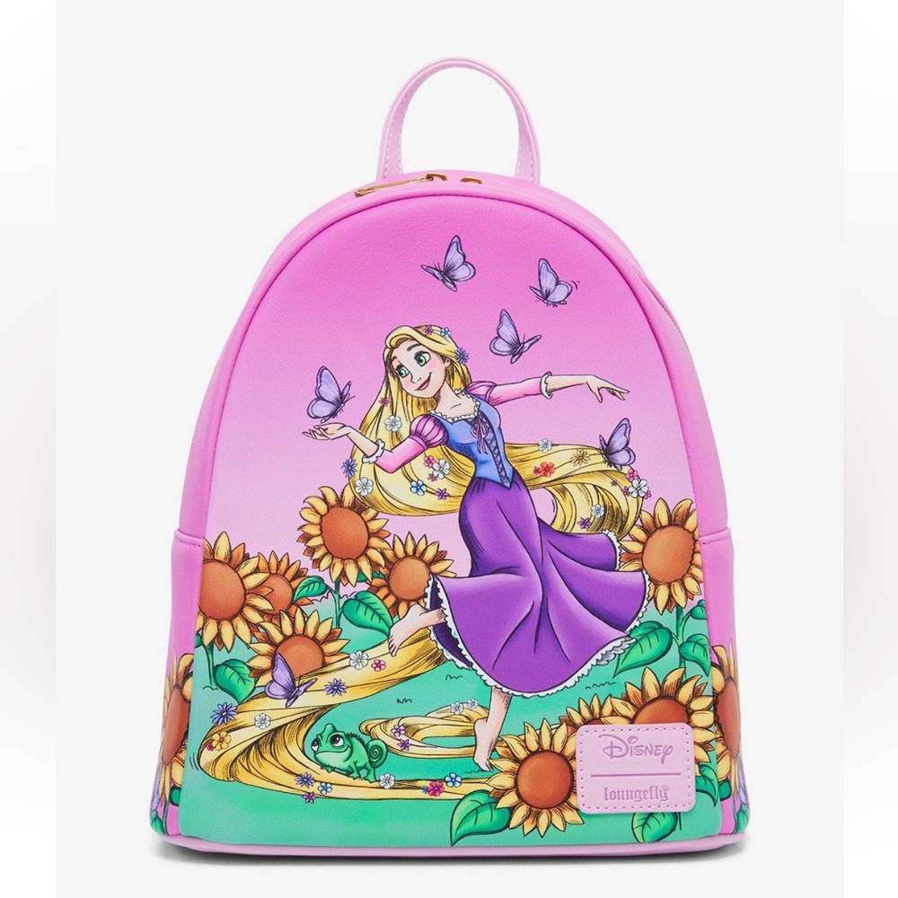 NWT Tangled Raiponce Princess Loungefly Disney mini back